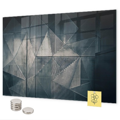 Magnettafel Metallabstraktion