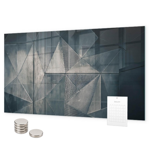 Magnettafel Metallabstraktion