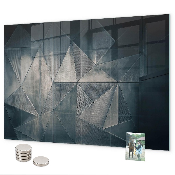 Magnettafel Metallabstraktion