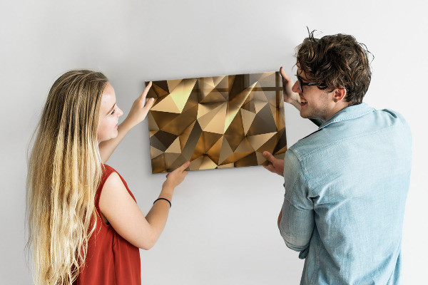 Magnettafel Abstrakte Dreiecke