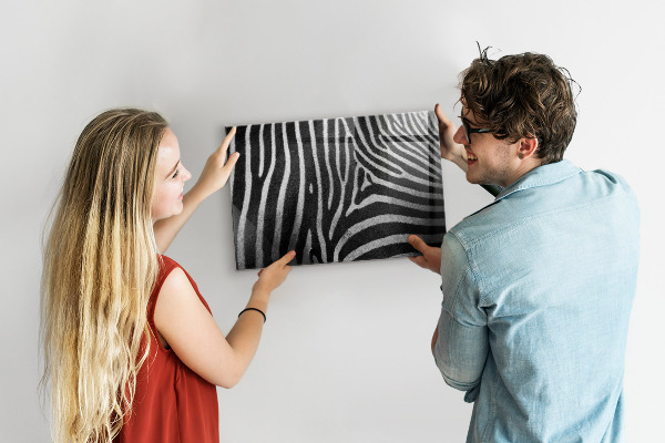 Magnetwand Zebra-Muster