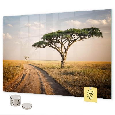 Magnetwand Afrikanische Landschaft