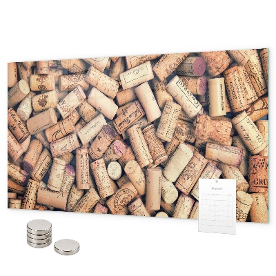 Magnettafel Weinkorken