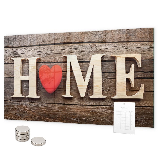 Magnetwand Die Inschrift „Haus“