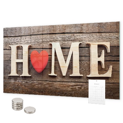Magnetwand Die Inschrift „Haus“