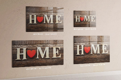 Magnetwand Die Inschrift „Haus“