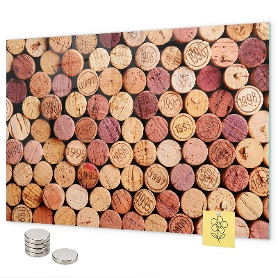 Magnettafel Weinkorken