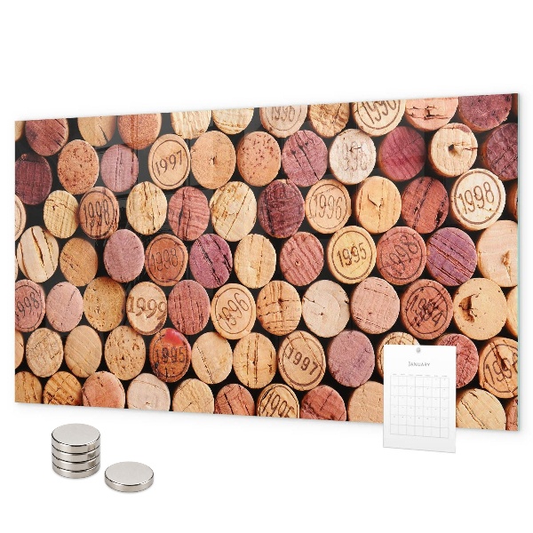 Magnettafel Weinkorken