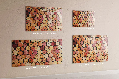 Magnettafel Weinkorken