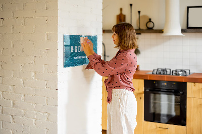 Magnettafel Motivationstext