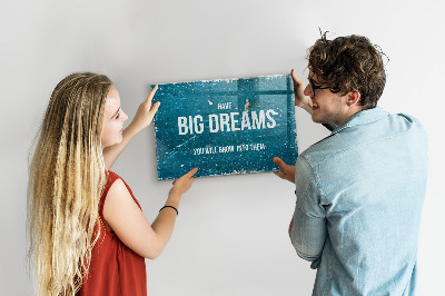 Magnettafel Motivationstext
