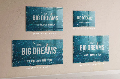 Magnettafel Motivationstext