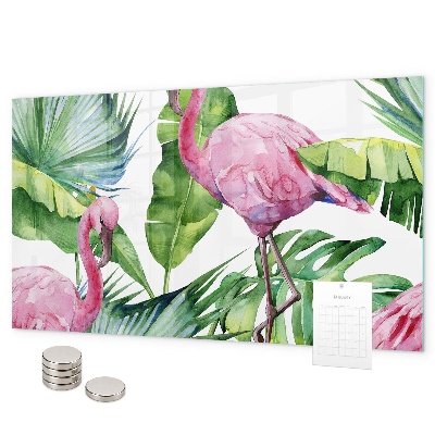 Magnetwand Natürliche Flamingos