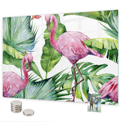 Magnetwand Natürliche Flamingos