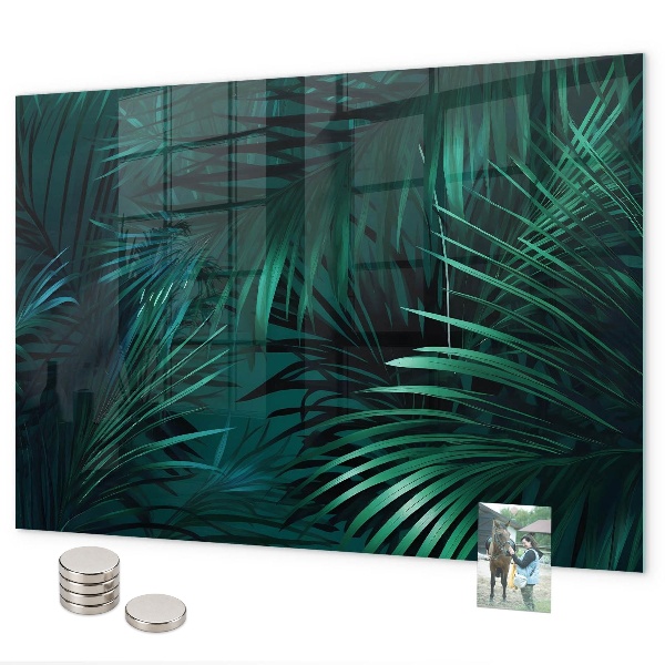 Magnettafel Tropische Blätter