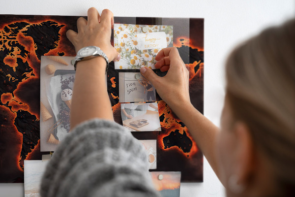 Magnettafel Weltkarte