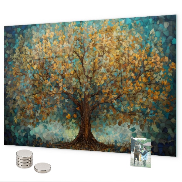 Magnetwand Mosaikbaum