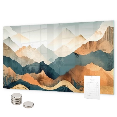 Magnetwand Berglandschaft