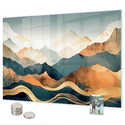 Magnetwand Berglandschaft