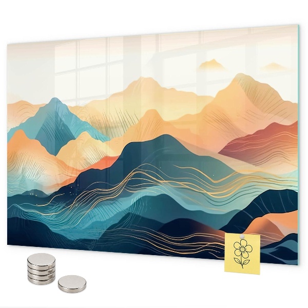 Magnettafel Berglandschaft