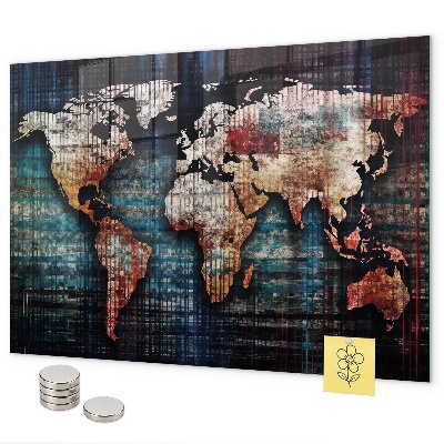 Magnettafel Lineare Karte