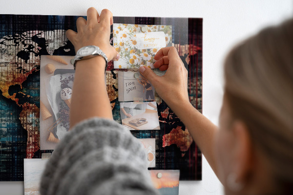 Magnettafel Lineare Karte
