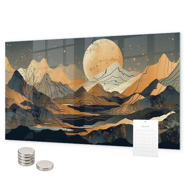 Magnetwand Abstrakte Landschaft