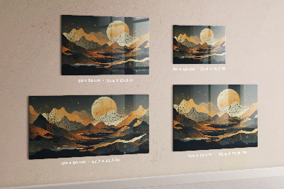 Magnetwand Abstrakte Landschaft