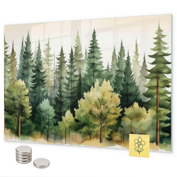 Magnettafel Waldlandschaft