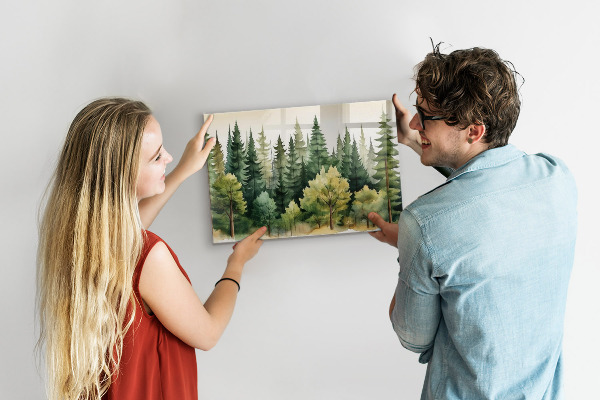 Magnettafel Waldlandschaft