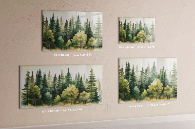 Magnettafel Waldlandschaft