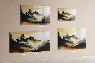 Magnettafel Abstrakte Landschaft