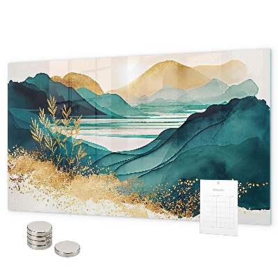 Magnetwand Berglandschaft