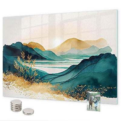 Magnetwand Berglandschaft
