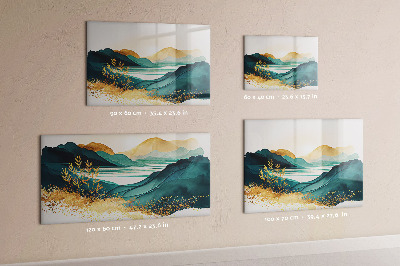 Magnetwand Berglandschaft