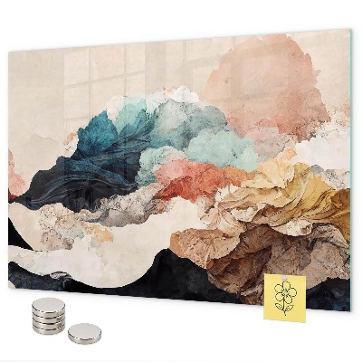 Magnettafel Abstrakte Landschaft