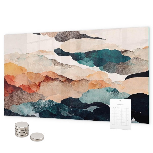 Magnetwand Abstrakte Landschaft