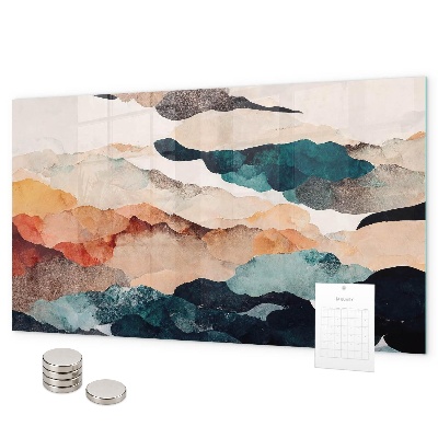 Magnetwand Abstrakte Landschaft