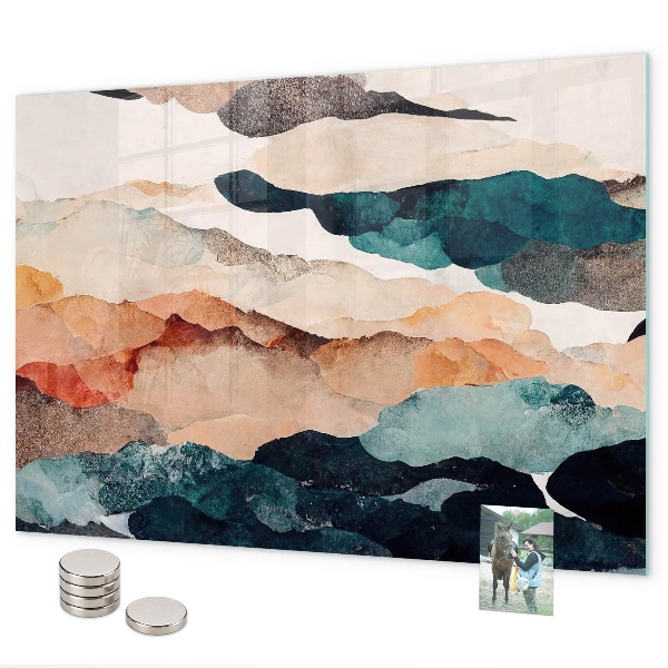 Magnetwand Abstrakte Landschaft