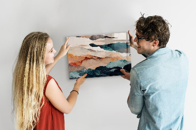 Magnetwand Abstrakte Landschaft