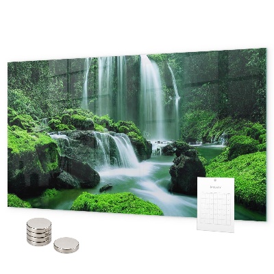 Magnetwand Wasserfall im Moos