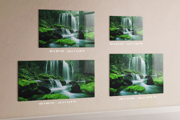 Magnetwand Wasserfall im Moos