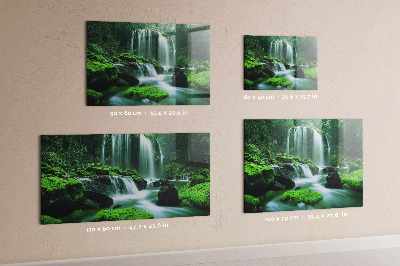Magnetwand Wasserfall im Moos