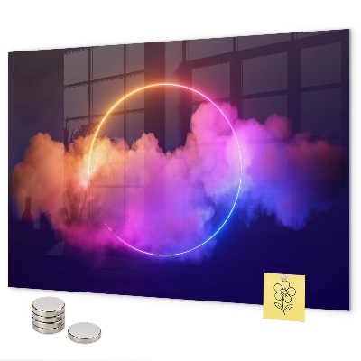 Magnettafel 3D-Rauchabstraktion