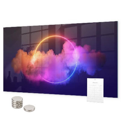 Magnettafel 3D-Rauchabstraktion