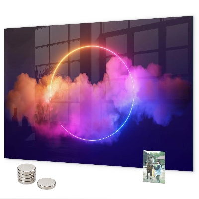 Magnettafel 3D-Rauchabstraktion