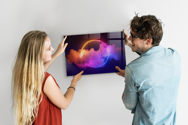 Magnettafel 3D-Rauchabstraktion