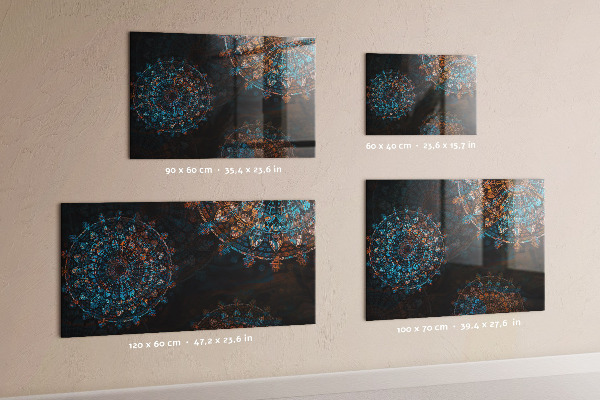 Magnetwand Mandala-Muster