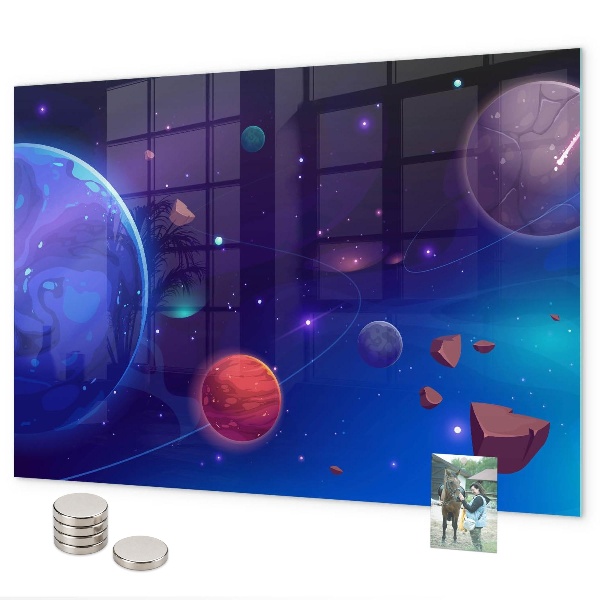 Magnetwand Galaxie der Planeten
