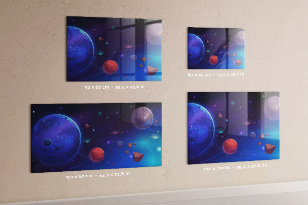 Magnetwand Galaxie der Planeten